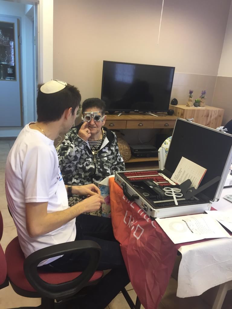 בדיקת ראייה בפעילות התנדבותית